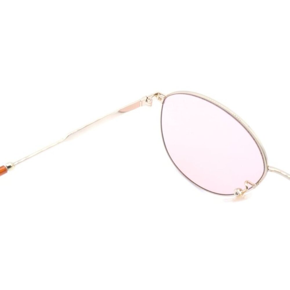 Gucci Interlocking GG Metal Frame Sunglasses Gold… - image 4